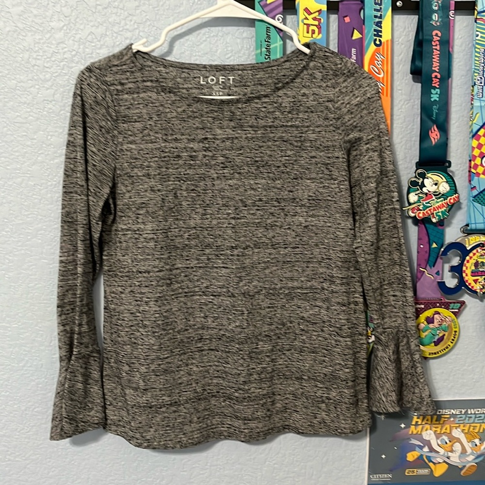 Grey LOFT Top